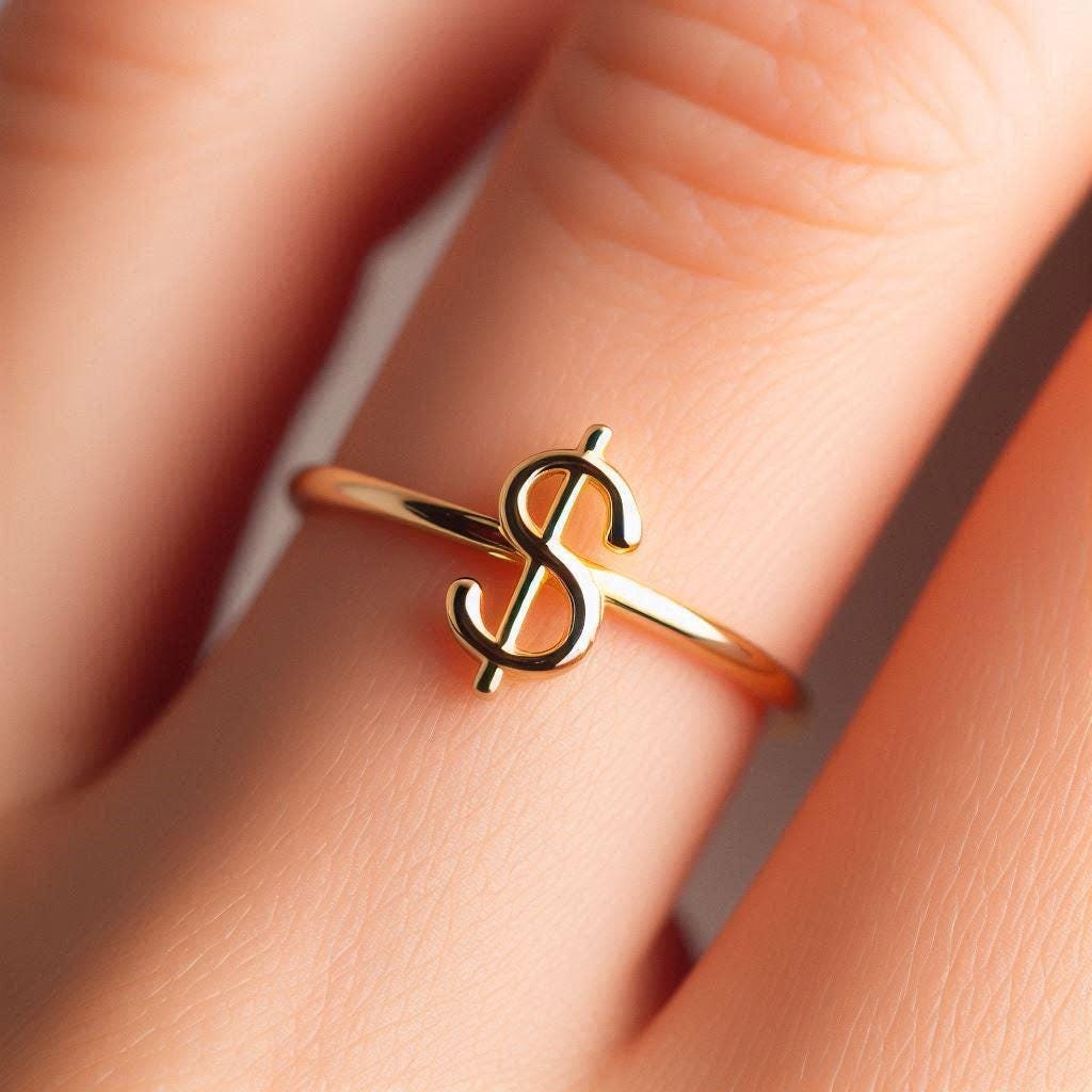 Dollar Sign Ring
