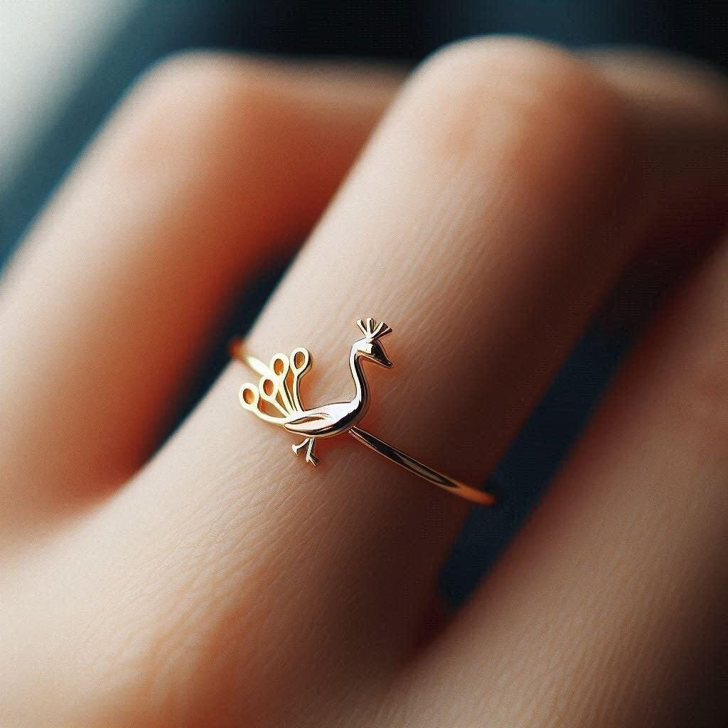 Peacock Ring