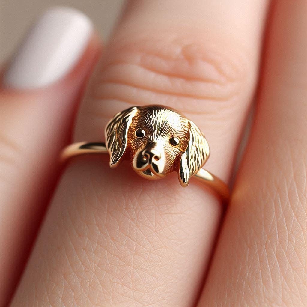 Brittany Spaniel Ring