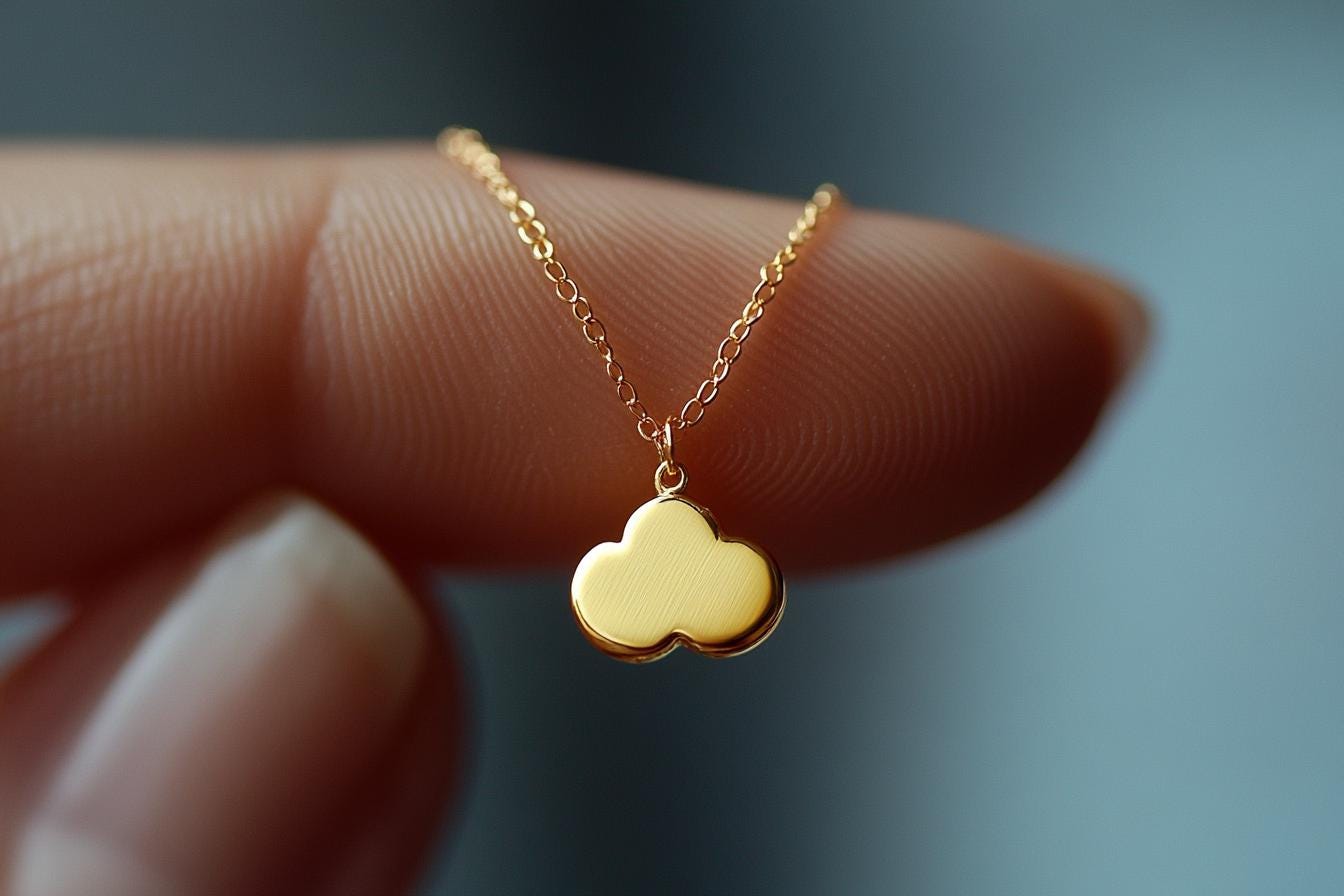 Gold Cloud Charm