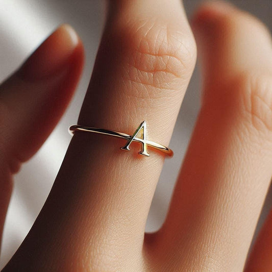 Letter A Ring
