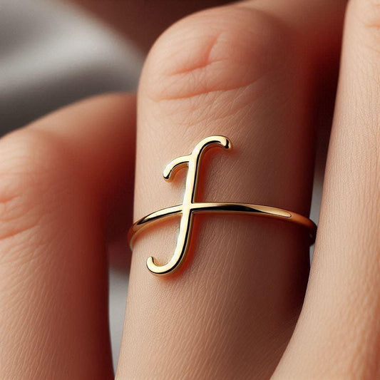 Letter F Ring