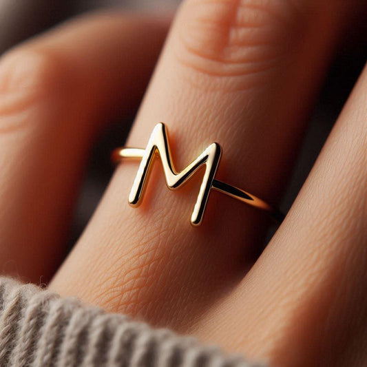 Letter M Ring