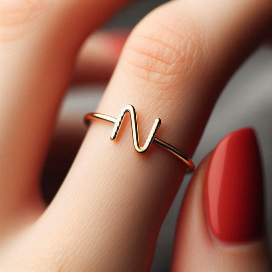 Letter N Ring