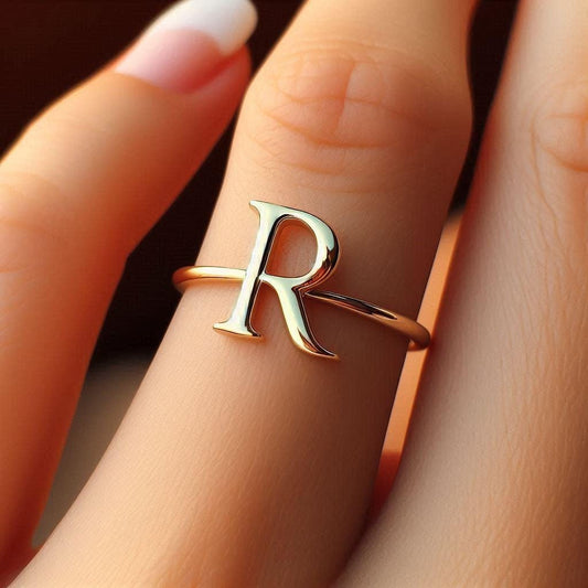Letter R Ring