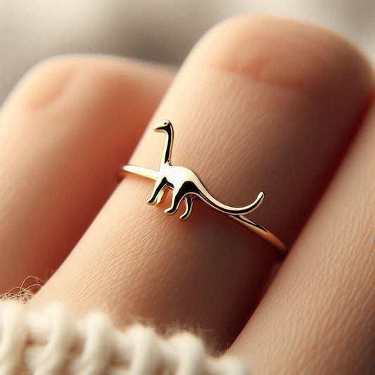 Long Neck Dinosaur Ring