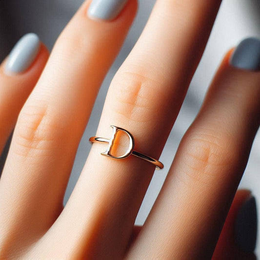 Letter D Ring