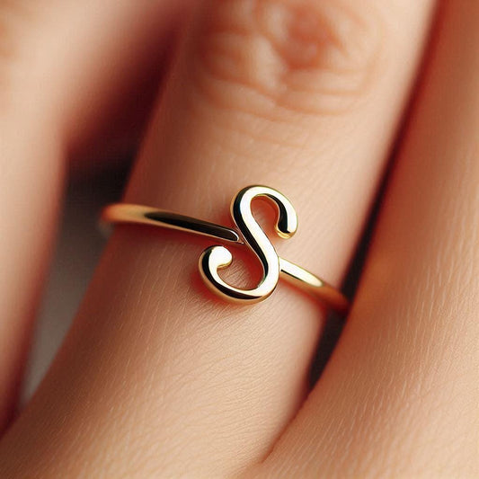 Letter S Ring