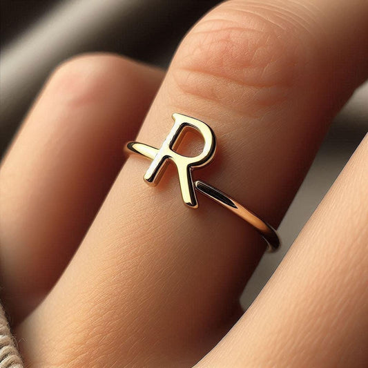 Letter R Ring