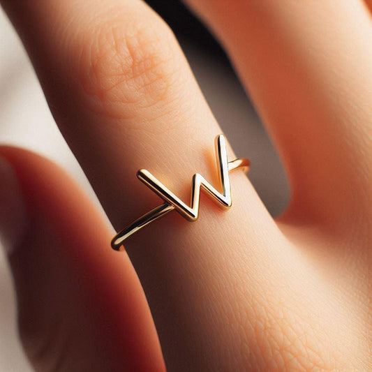 Letter W Ring