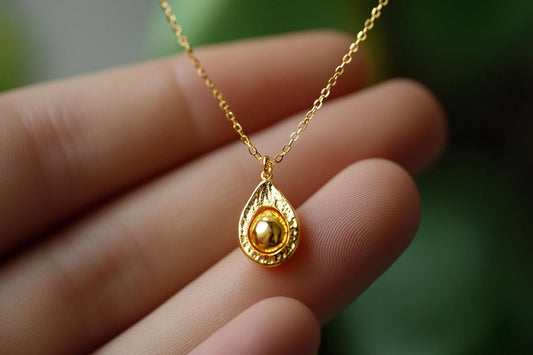 Gold Avocado Charm