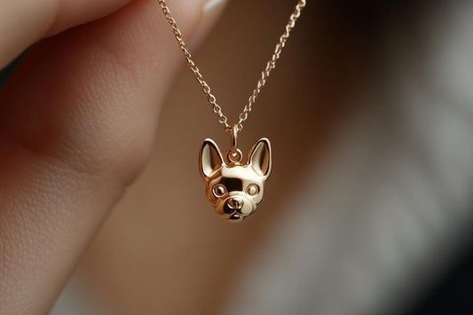 Gold Doberman Charm