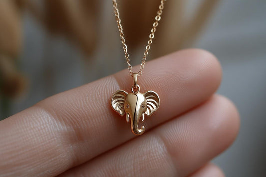 Gold Elephant Charm
