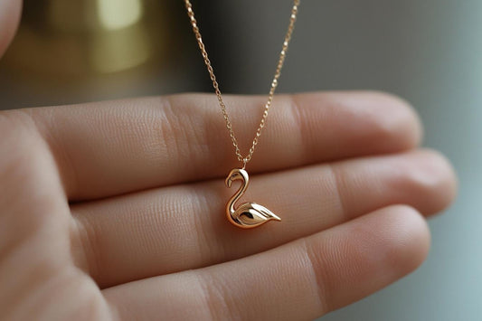 Gold Flamingo Charm