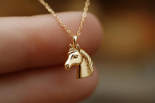 Gold Horse Charm