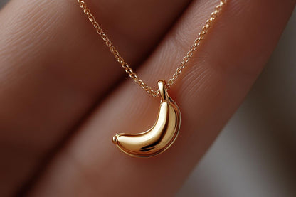 Gold Banana Charm