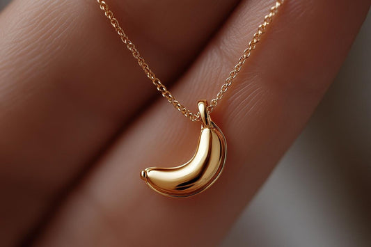 Gold Banana Charm