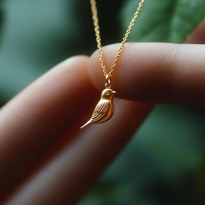Gold Bird Charm