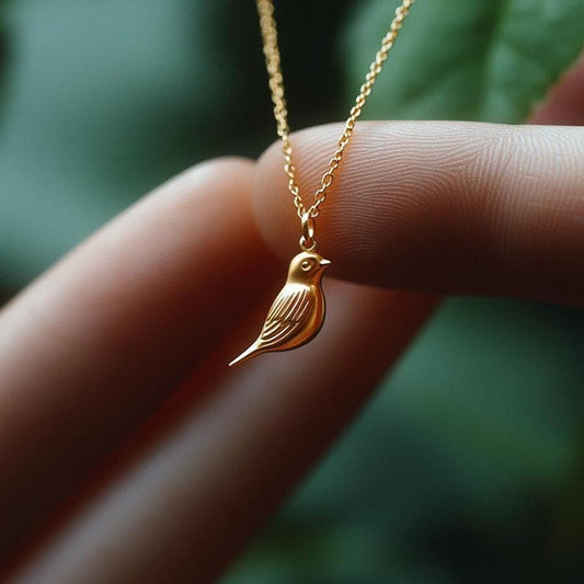 Gold Bird Charm