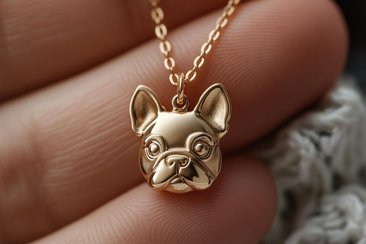 Gold Boston Terrier Charm