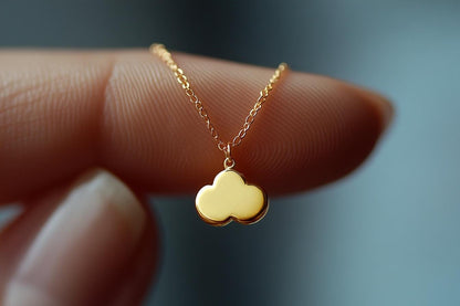 Gold Cloud Charm