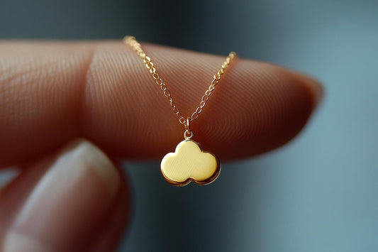 Gold Cloud Charm