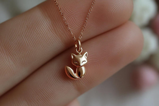 Gold Fox Charm