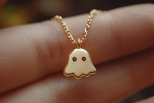 Gold Ghost Charm